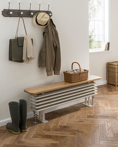 Statement Hall Radiator Bench seat radiator for a hallway or utility room | Bench radiator ...